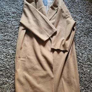 NWT 2X Oversized Drop Shoulder Camel Coat